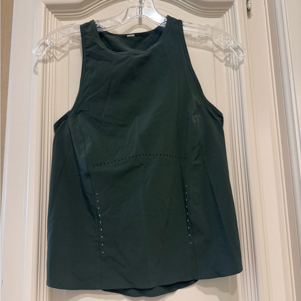 Lululemon Athletica Dark Green Tank Top